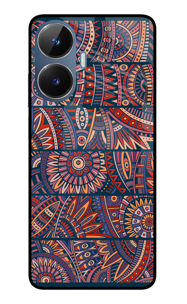 African Culture Design Realme C55/N55 Glass Case Back Cover by Casekaro