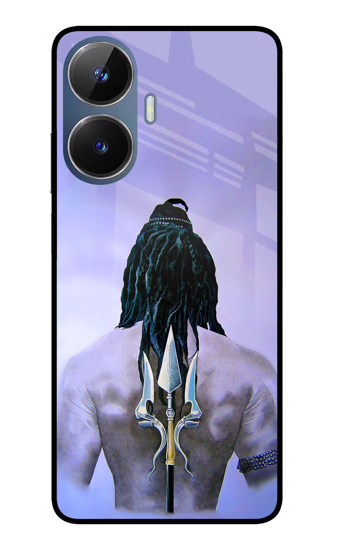 Shiva Realme C55/N55 Glass Case Back Cover by Casekaro