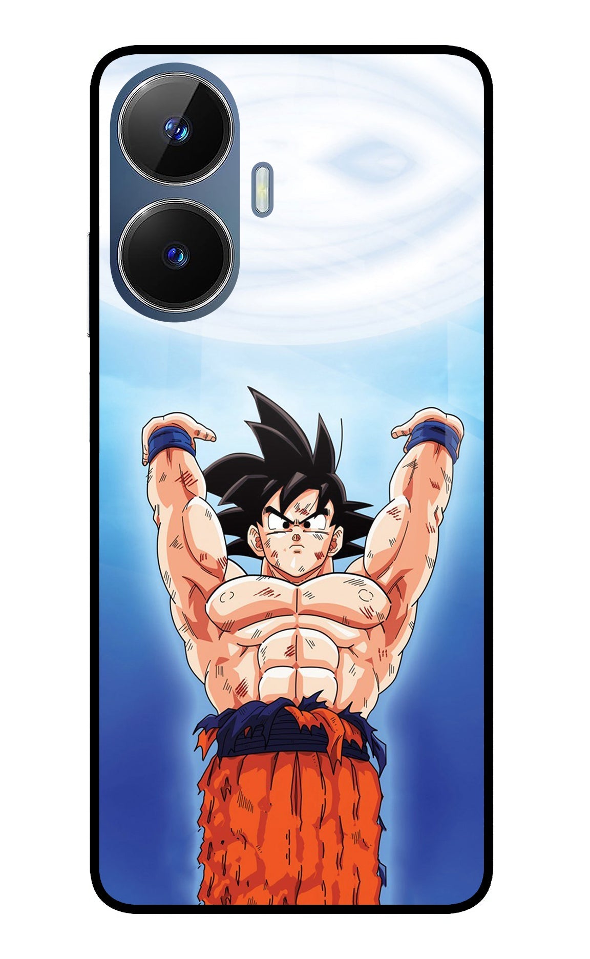 Goku Power Realme C55/N55 Glass Case