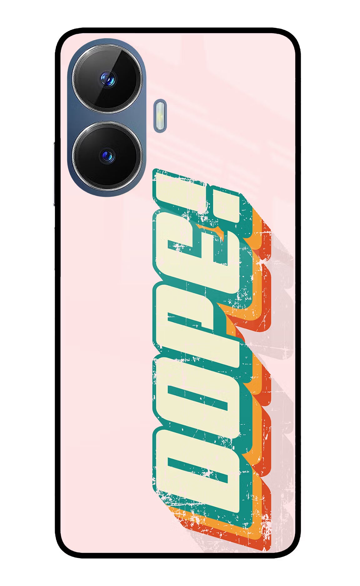 Dope Realme C55/N55 Glass Case Back Cover by Casekaro