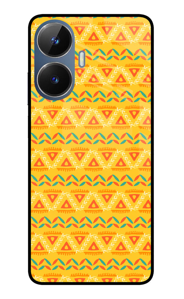 Tribal Pattern Realme C55/N55 Glass Case Back Cover by Casekaro