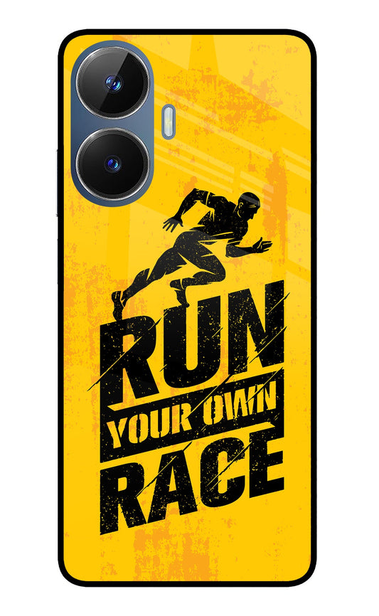 Run Your Own Race Realme C55/N55 Glass Case