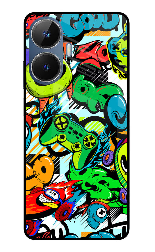 Game Doodle Realme C55/N55 Glass Case