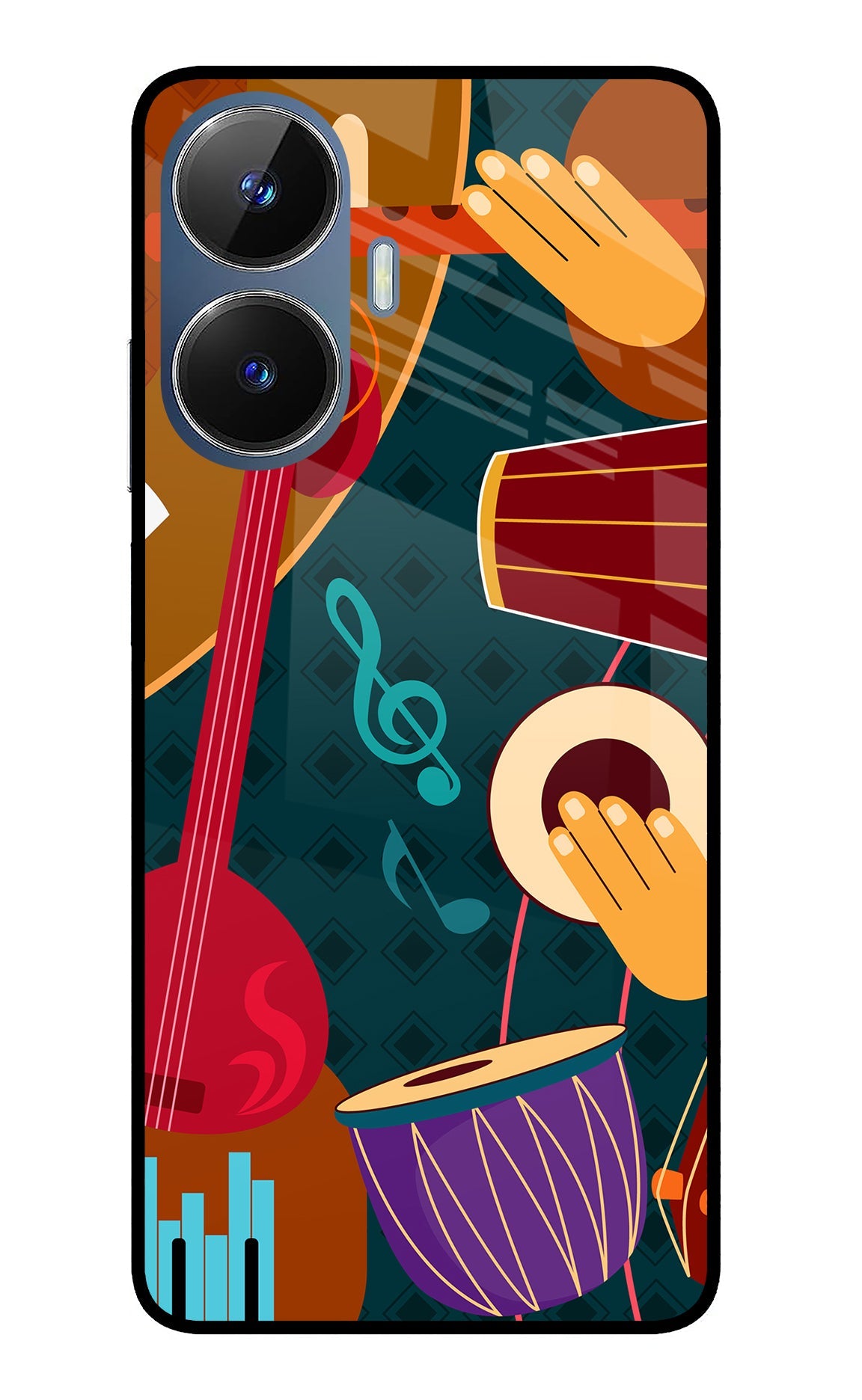 Music Instrument Realme C55/N55 Back Cover