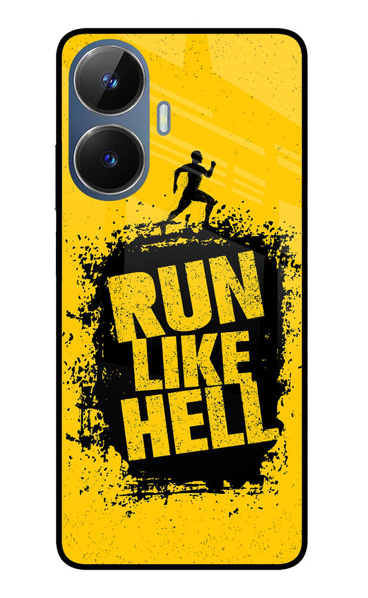 Run Like Hell Realme C55/N55 Glass Case