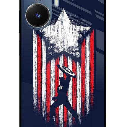 Captain America Marvel Art Realme C55/N55 Glass Case