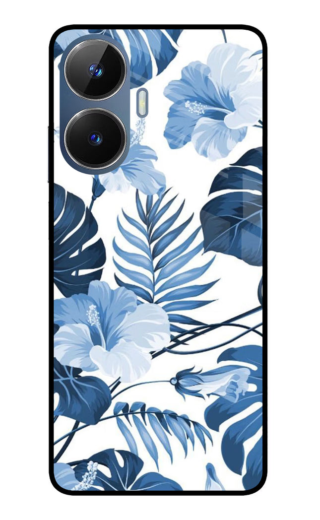 Fabric Art Realme C55/N55 Glass Case Back Cover by Casekaro