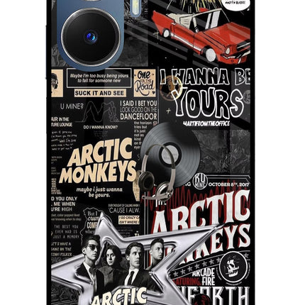 Arctic Monkeys Realme C55/N55 Glass Case Back Cover by Casekaro