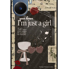 I am just a girl Realme C55/N55 Glass Case