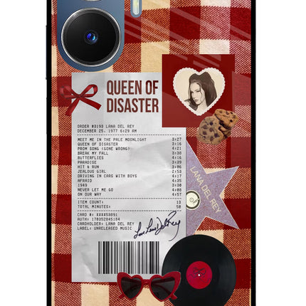 Queen of Disaster Realme C55/N55 Glass Case