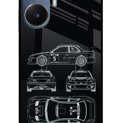 WRC'99 Realme C55/N55 Glass Case Back Cover by Casekaro
