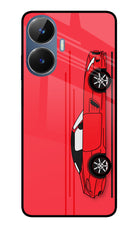 Red Velocity Realme C55/N55 Glass Case