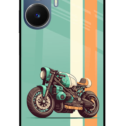Striped Moto Drift Realme C55/N55 Glass Case