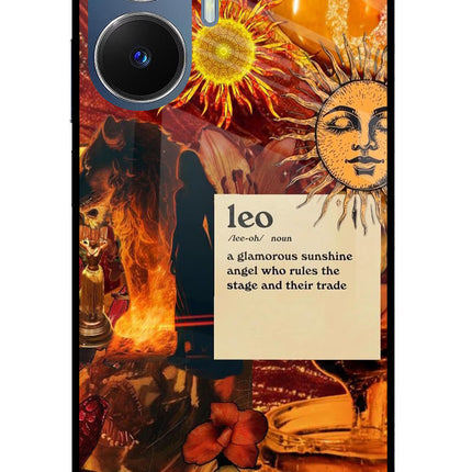 Leo Zodiac Realme C55/N55 Glass Case