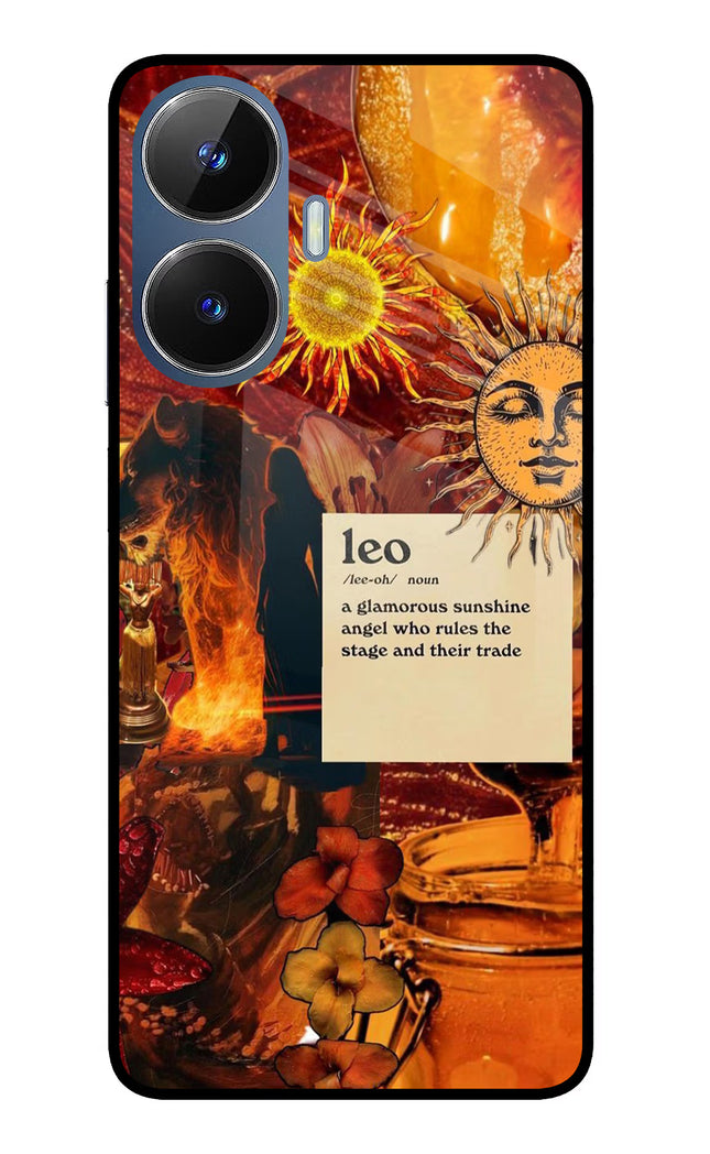 Leo Zodiac Realme C55/N55 Glass Case