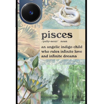 Pisces Zodiac Realme C55/N55 Glass Case