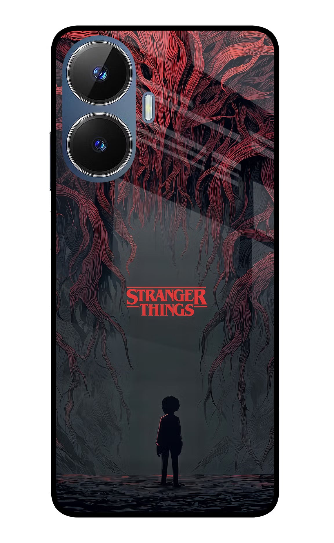 Ordinary Things Dark Side Realme C55/N55 Glass Case Back Cover by Casekaro