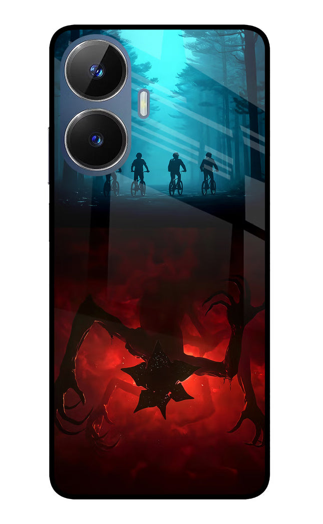 Ordinary Things Downside Up Realme C55/N55 Glass Case Back Cover by Casekaro