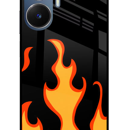 Fired Up – Black Realme C55/N55 Glass Case