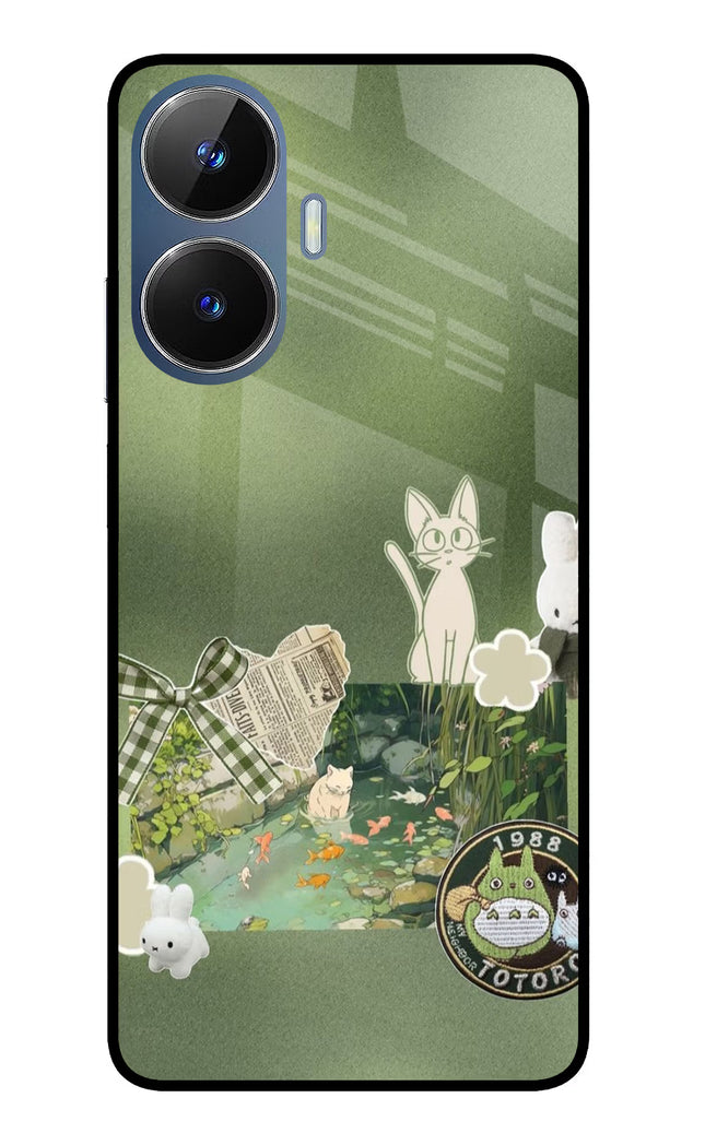 Aesthetic anime Realme C55/N55 Glass Case