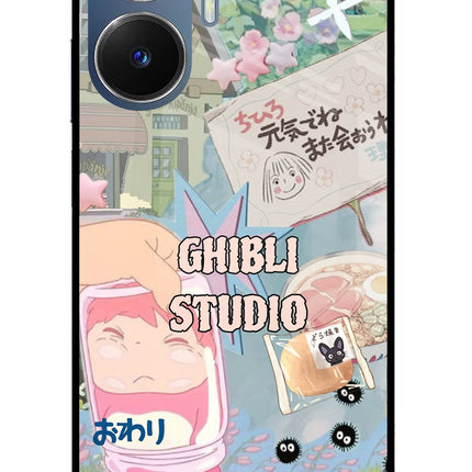 Studio Ghibli Realme C55/N55 Glass Case