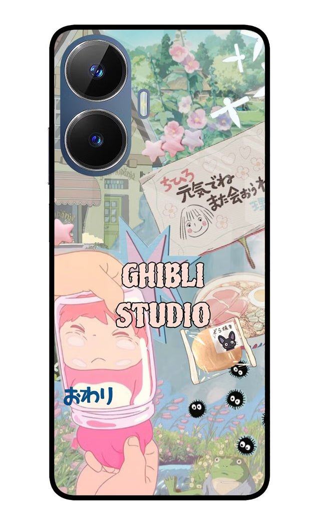 Studio Ghibli Realme C55/N55 Glass Case