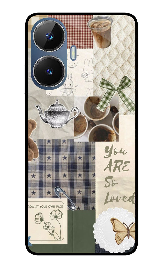 Cookie Realme C55/N55 Glass Case Back Cover by Casekaro