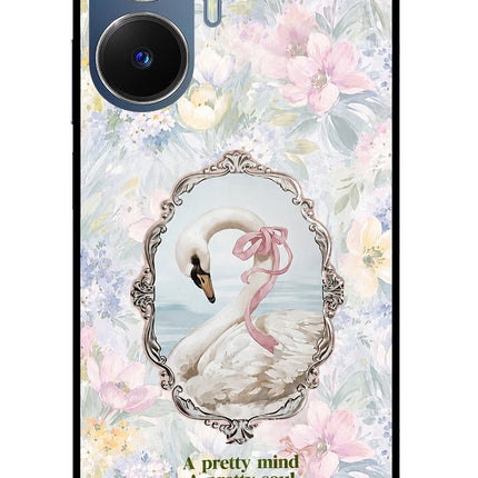 Pretty Mind Pretty Soul Realme C55/N55 Glass Case Back Cover by Casekaro