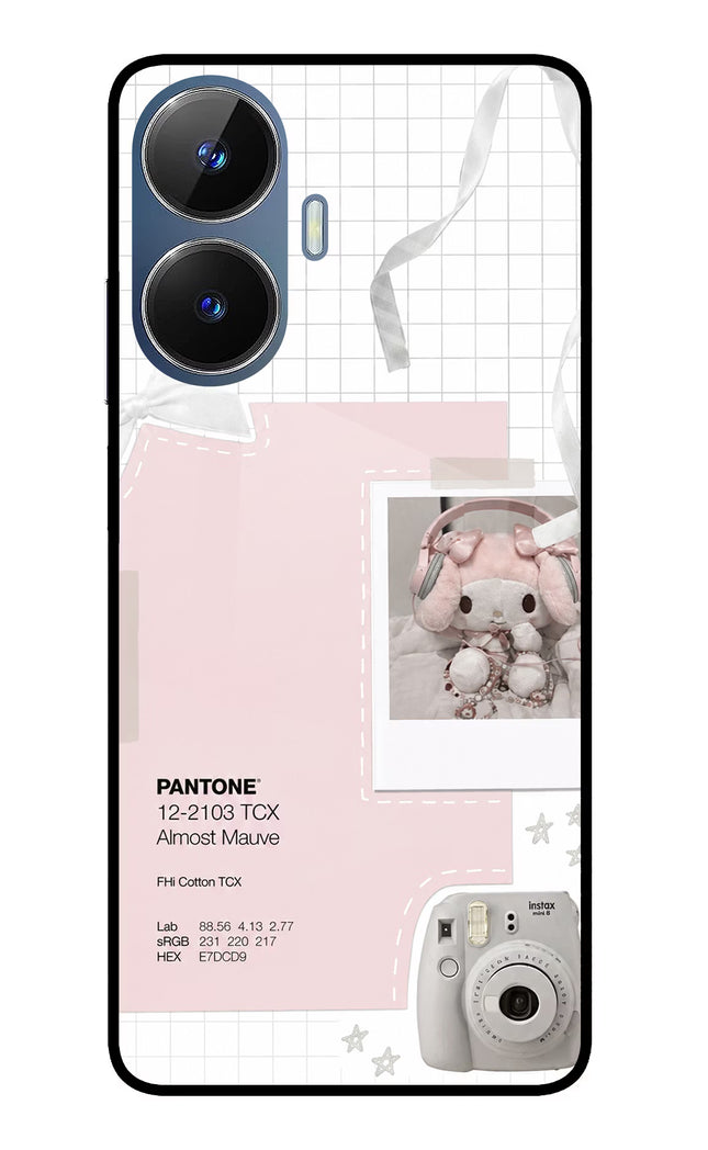 Pantone Asthetic Realme C55/N55 Glass Case