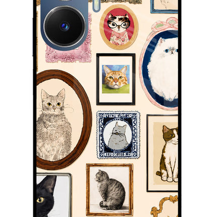 Mirror Cats Realme C55/N55 Glass Case