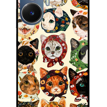 Cool Cat Realme C55/N55 Glass Case