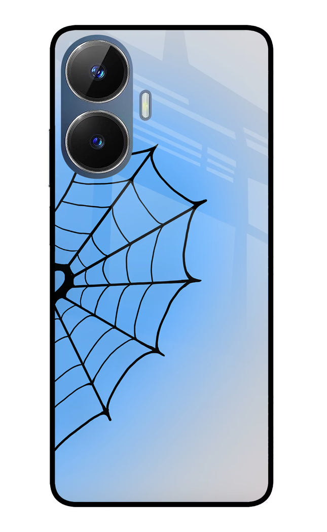 Blue Web Realme C55/N55 Glass Case