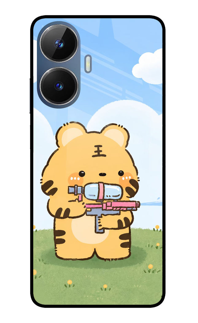 Tiger Treat Realme C55/N55 Glass Case