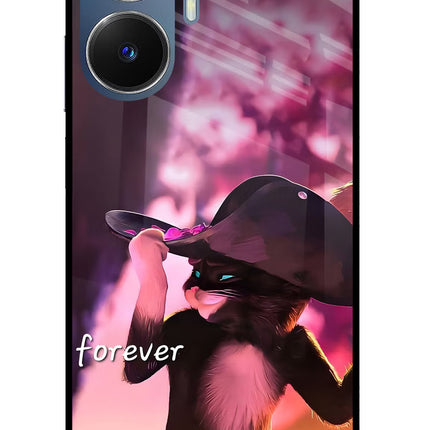 Forever Cat Realme C55/N55 Glass Case