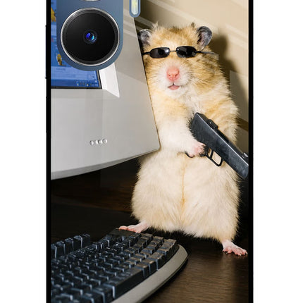 Hacker Hamster Realme C55/N55 Glass Case