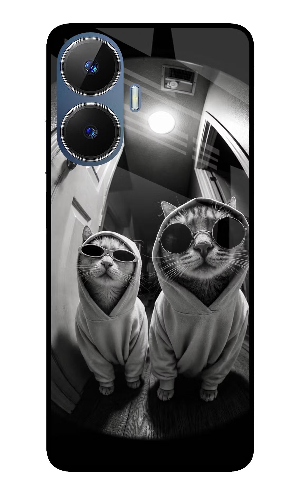 Hood Cats Realme C55/N55 Glass Case