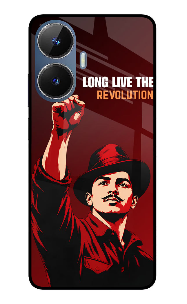 Bhagat Singh Revolution Realme C55/N55 Glass Case