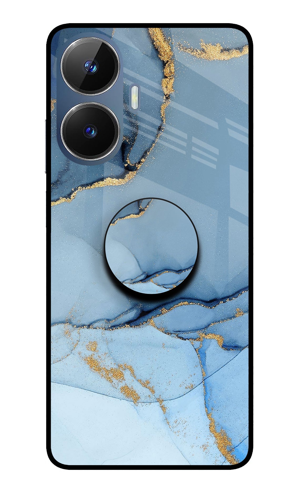 Blue Marble Realme C55/N55 Glass Case