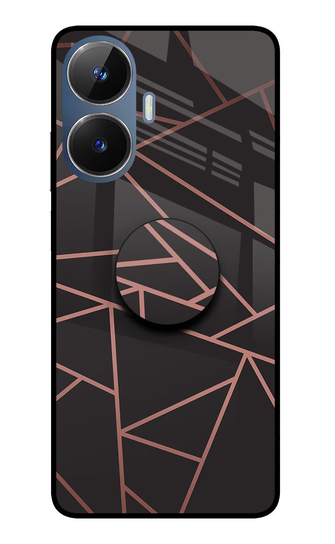 Geometric Pattern Realme C55/N55 Pop Case by Casekaro