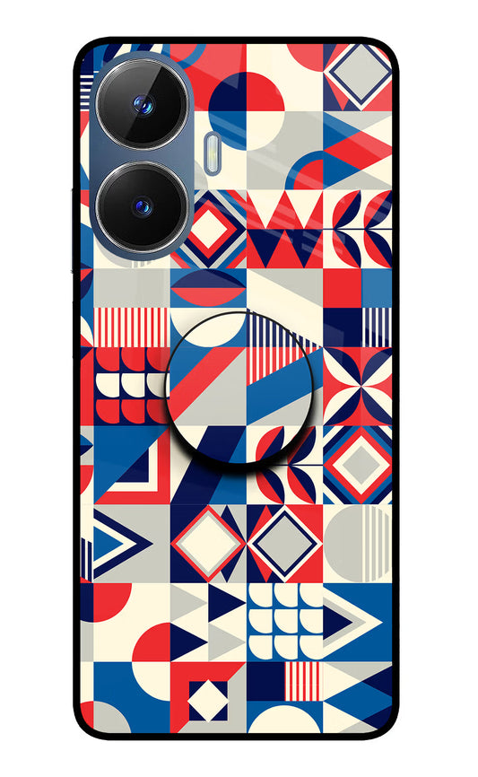 Colorful Pattern Realme C55/N55 Glass Case