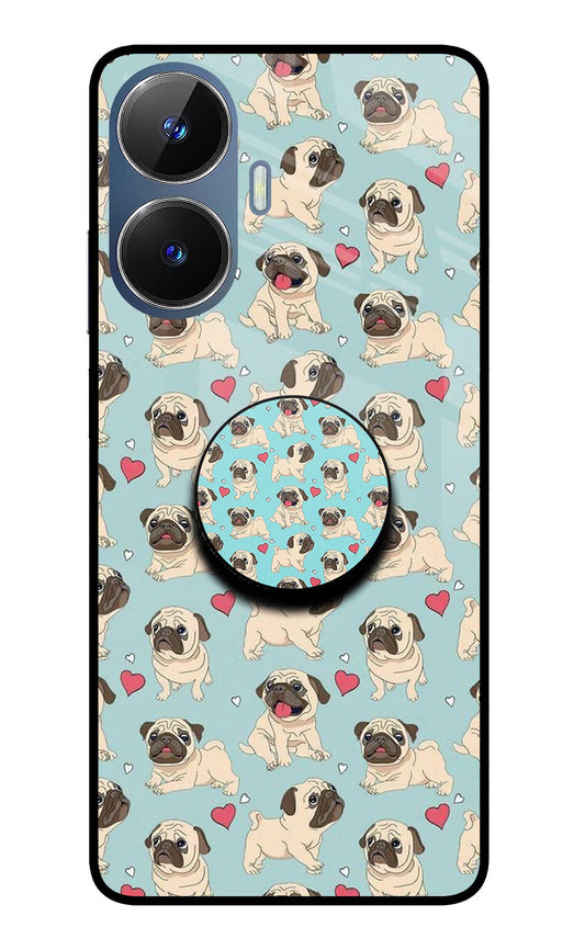 Pug Dog Realme C55/N55 Glass Case
