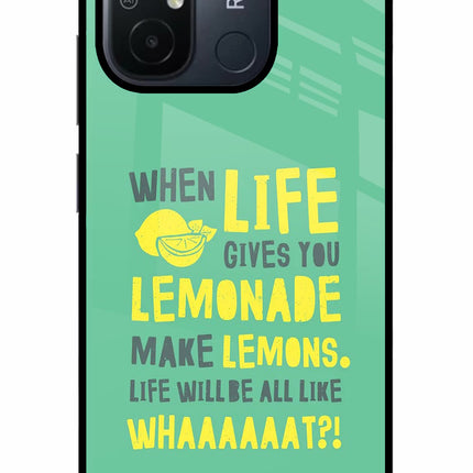Quote Redmi 12C Glass Case
