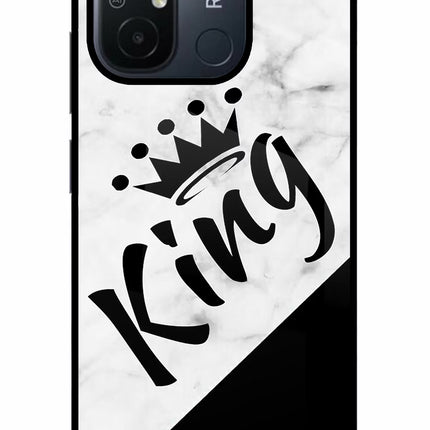 King Redmi 12C Glass Case