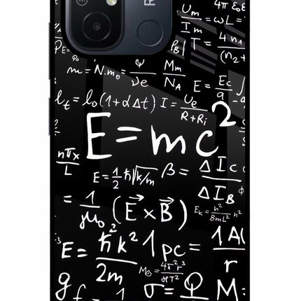 Physics Formula Redmi 12C Glass Case