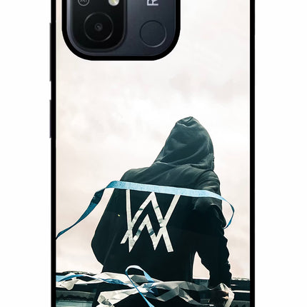 Alan Walker Redmi 12C Glass Case