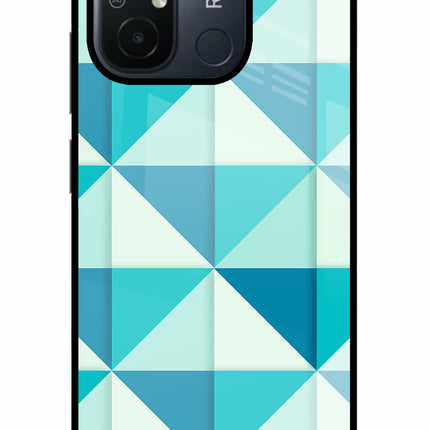 Abstract Redmi 12C Glass Case