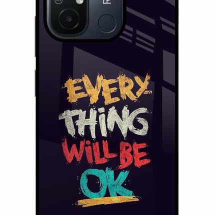 Everything Will Be Ok Redmi 12C Glass Case