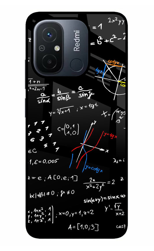 Mathematics Formula Redmi 12C Glass Case