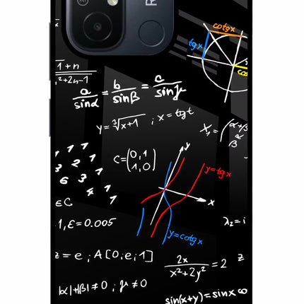 Mathematics Formula Redmi 12C Glass Case
