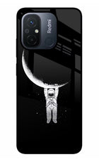 Moon Space Redmi 12C Glass Case